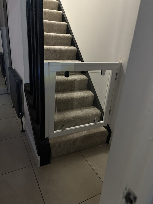 Bespoke Glass Stair Gate